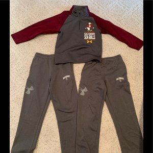 Under Amour sweatpants and pullover Salisbury Univ